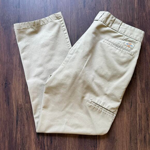 Dickies Tan Khaki Work Pants Men’s 36x30 Classic Fit Straight Leg - Picture 1 of 7